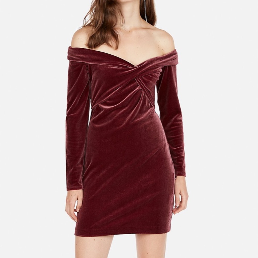 BNWT Express Velvet Party Dress sz XL
